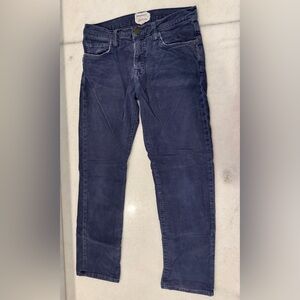 Current/Elliott Women's Boyfriend Jeans in Dark Blue